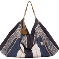 liu jo μαύρη σατέν τσάντα ώμου aa6194