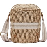 liu jo mini ψάθινη τσάντα aa6218