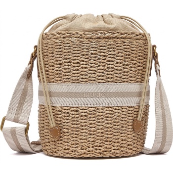 liu jo mini ψάθινη τσάντα aa6218