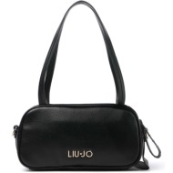 liu jo μαύρη τσάντα ώμου aa6048