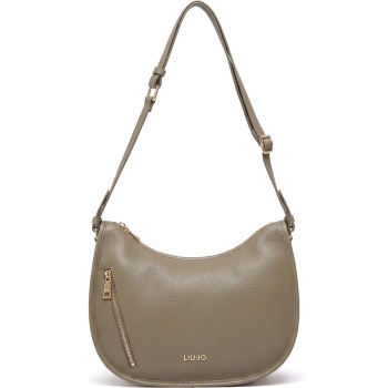 liu jo χακί τσάντα ώμου aa6134