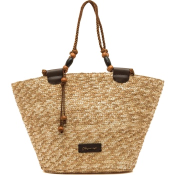 mariamare ψάθινη τσάντα savana