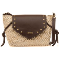 mtng ψάθινη τσάντα peces