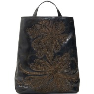 desigual καφέ τσάντα πλάτης 26wakp18