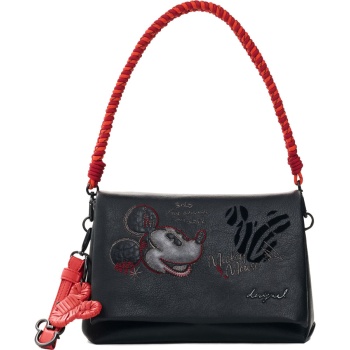 desigual μαύρη τσάντα χιαστί mickey 26waxp98 σε προσφορά