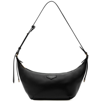 pepe jeans μαύρη τσάντα ώμου pl0300237