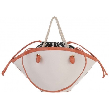 γυναικεία τσάντα shopping cardinali 2220-27 μπεζ