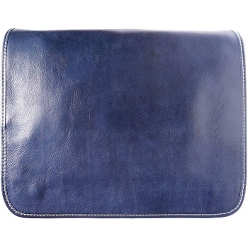 δερματινη τσάντα ταχυδρόμου firenze leather 6548 σκουρο μπλε
