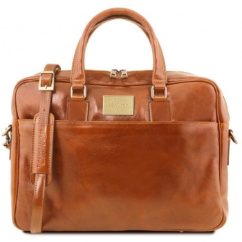 τσάντα laptop δερμάτινη urbino 15.6 ίντσες tuscany leather