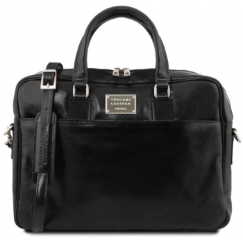 τσάντα laptop δερμάτινη urbino 15.6 ίντσες tuscany leather