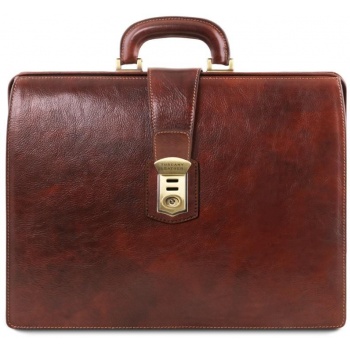 ιατρική τσάντα δερμάτινη canova tuscany leather tl141826