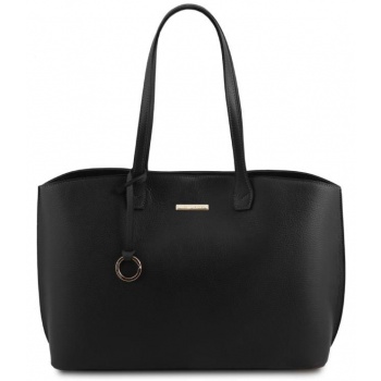 γυναικεία τσάντα ώμου δερμάτινη tuscany leather tl141828