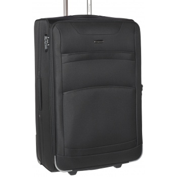βαλίτσα μεσαία 67cm με επέκταση diplomat zc6019-m μαύρο