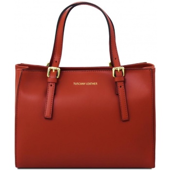 γυναικεία τσάντα δερμάτινη aura tuscany leather tl141434