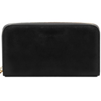 γυναικείο πορτοφόλι δερμάτινο tuscany leather tl141206 μαύρο