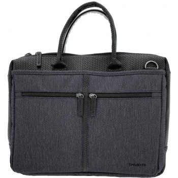 τσάντα laptop - χαρτοφύλακας 15.6 davidts 240100-34 μαύρο