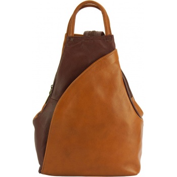 δερμάτινη τσάντα πλάτης antonella firenze leather 2065