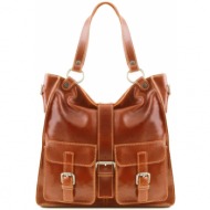 γυναικεία τσάντα δερμάτινη melissa μελί tuscany leather