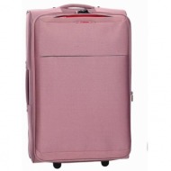 βαλίτσα καμπίνας τρόλεϊ diplomat zc 6039 51x37x23εκ ροζ