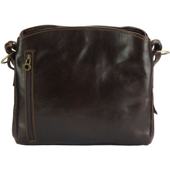 δερμάτινη τσάντα ωμου viviana v gm firenze leather 6570