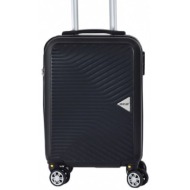 πτυσσόμενη βαλίτσα καμπίνας - 4cm colorlife 8053-20 55χ36χ23 μαύρο