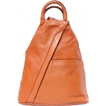 γυναικειο δερματινο backpack vanna firenze leather 2061 tan