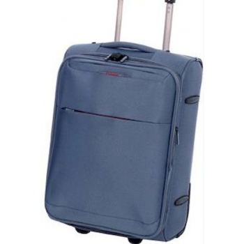 βαλίτσα καμπίνας τρόλεϊ diplomat zc 6039 51x37x23εκ μπλε