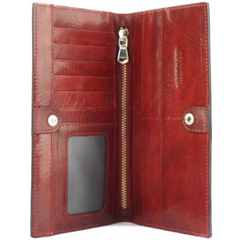γυναικείο δερμάτινο πορτοφόλι bernardo v firenze leather