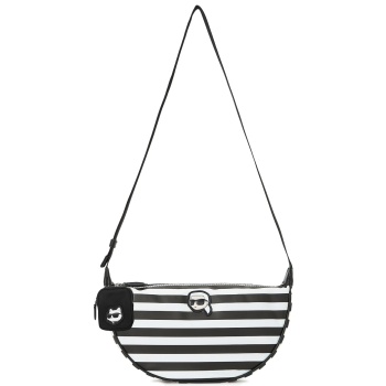 shoulder bags γυναικεία karl lagerfeld μαύρο-λευκό