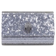 clutch γυναικεία kurt geiger ασημί 8764063979 party eagle clutch drench 252