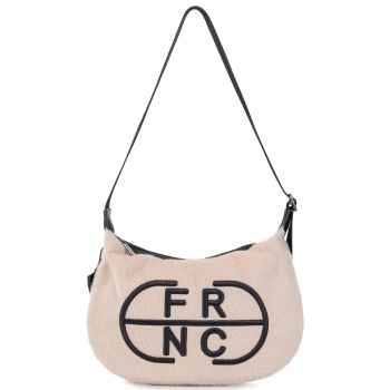 shoulder bags γυναικεία frnc μπεζ-μαύρο 5102 5102 251 σε προσφορά