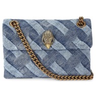 shoulder bags γυναικεία kurt geiger denim 8885588669 kensington mini soft bag 8885588669/8885581669 