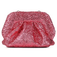 mini bags γυναικεία themoire ρόζ tmsr24gsp84 pink gea sparkling 242