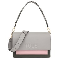 shoulder bags γυναικεία tous γκρι 2002202647 bandolera m audree saffiano 252