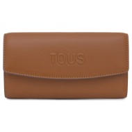 πορτοφόλια γυναικεία tous camel 2002206343 billetera l pocket tous bloom 252