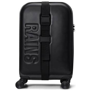 travel luggage ανδρικά rains μαύρο rnsss241419001 black