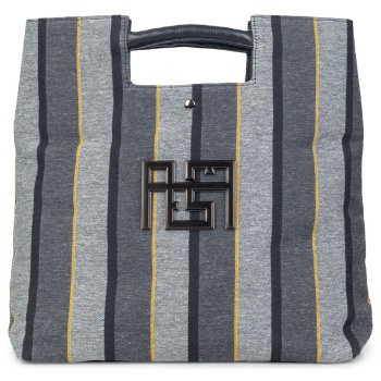 shopping γυναικεία ames bags γκρι 833 lavi stripes 252