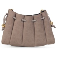 shoulder bags γυναικεία themoire mud tmfw25dfsue58 dafne suede 261