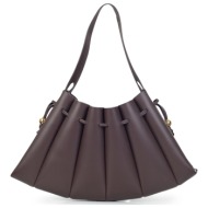 shoulder bags γυναικεία themoire ebony tmfw25clpn109 calipso vegan fabric 261