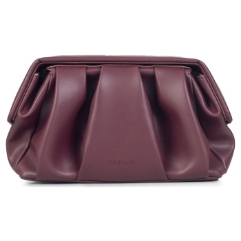 clutch γυναικεία themoire prune tmfw25afn120 afrodite vegan σε προσφορά