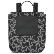 σακίδια πλάτης γυναικεία tous μαύρο 2001851551 kaos pix soft backpack 262
