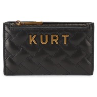 πορτοφόλια γυναικεία kurt geiger μαύρο 5376600109 kensington bifold w kurt 262