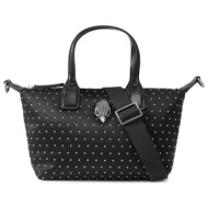 shopping γυναικεία kurt geiger μαύρο 5371400229 recycled sm shopper studs 262