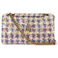 shoulder bags γυναικεία kurt geiger μώβ 5390669609 xxl kensington flap 262