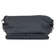 mini bags ανδρικά rains μαύρο 12290-01 otaru wash bag w3 261
