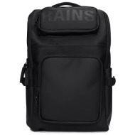 σακίδια πλάτης ανδρικά rains μαύρο 14000-01 texel cargo backpack w3 262