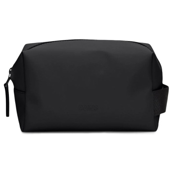 mini bags ανδρικά rains μαύρο 15580-01 wash bag small w3 262