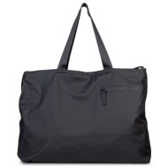 χιαστί ανδρικά rains μαύρο 16430-01 dash messenger tote bag w3 262