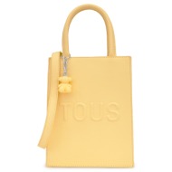 mini bags γυναικεία tous κίτρινο 2002373805 mini pop tous back to basics 262