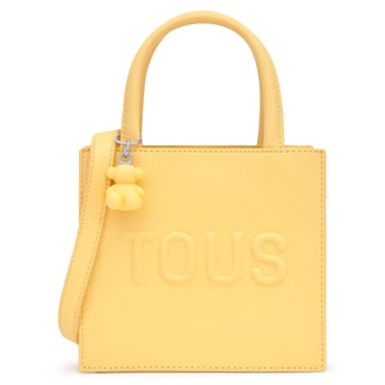 mini bags γυναικεία tous κίτρινο 2002373905 mini cube tous
